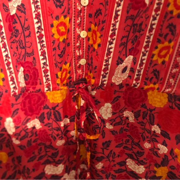 WALKER & WADE Red Carrie Floral Meadows Maxi Dress sz XL - Picture 6 of 15